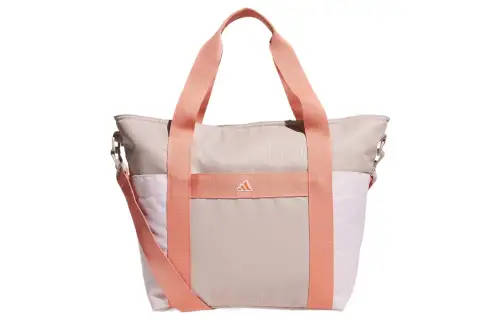 Adidas Recycled Polyester Tote Bag, Shopping Bag, Handbag Regular Women's Taupe & Quartz