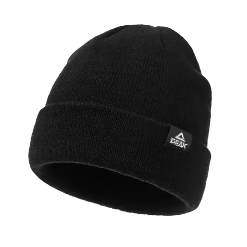PEAK Polyester Beanies Unisex Black/Gray
