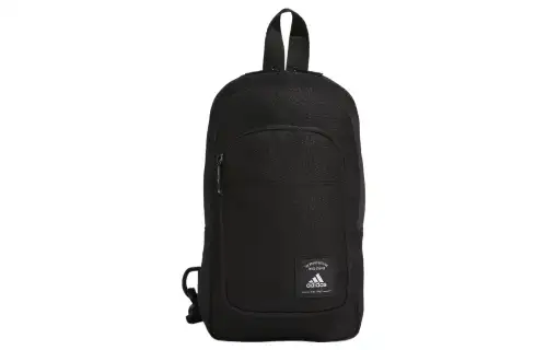 Adidas Recycled Material Shoulder Bag, Crossbody Bag, Sling Bag Regular Unisex Black