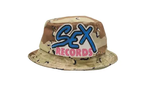 Chrome Hearts Embroidery Print Bucket Hats Unisex Brown