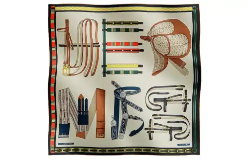 HERMES Scarves Men's Multicolor