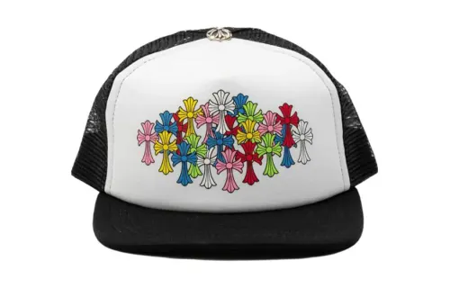 Chrome Hearts Multi Color Crosses Trucker Hat