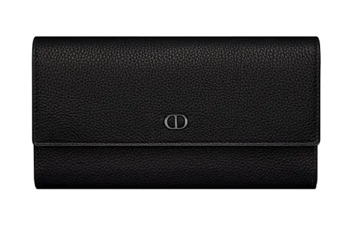 DIOR Calfskin Wallet Regular Men's Black
