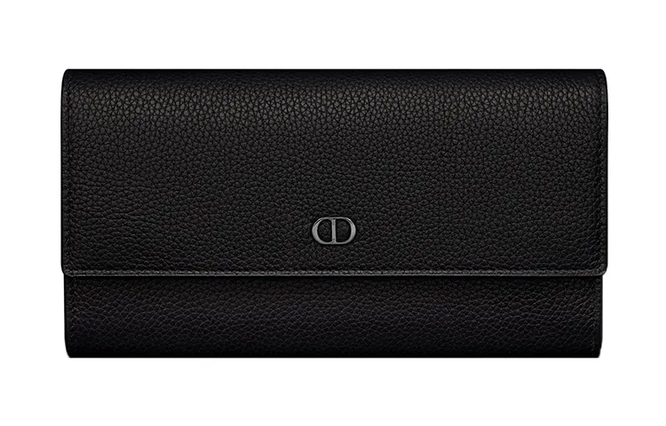 DIOR Calfskin Wallet Regular Men's Black