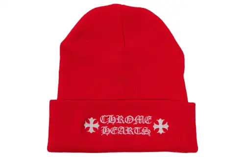 Chrome Hearts logo-embroidered beanie