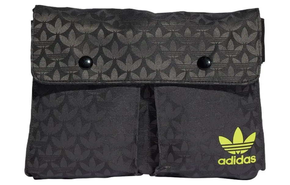 Adidas Originals Adidas Recycled Material Jacquard One Shoulder Handbag Regular Women's Black