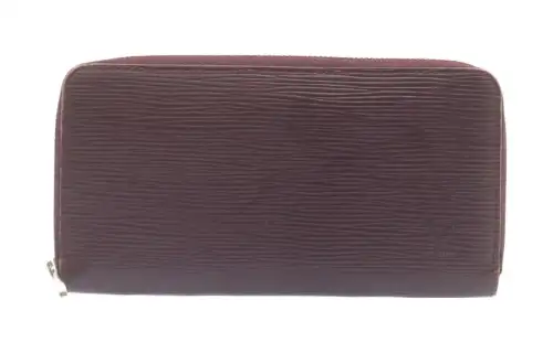 LOUIS VUITTON Zippy Epi Leather Wallet Women's Purple