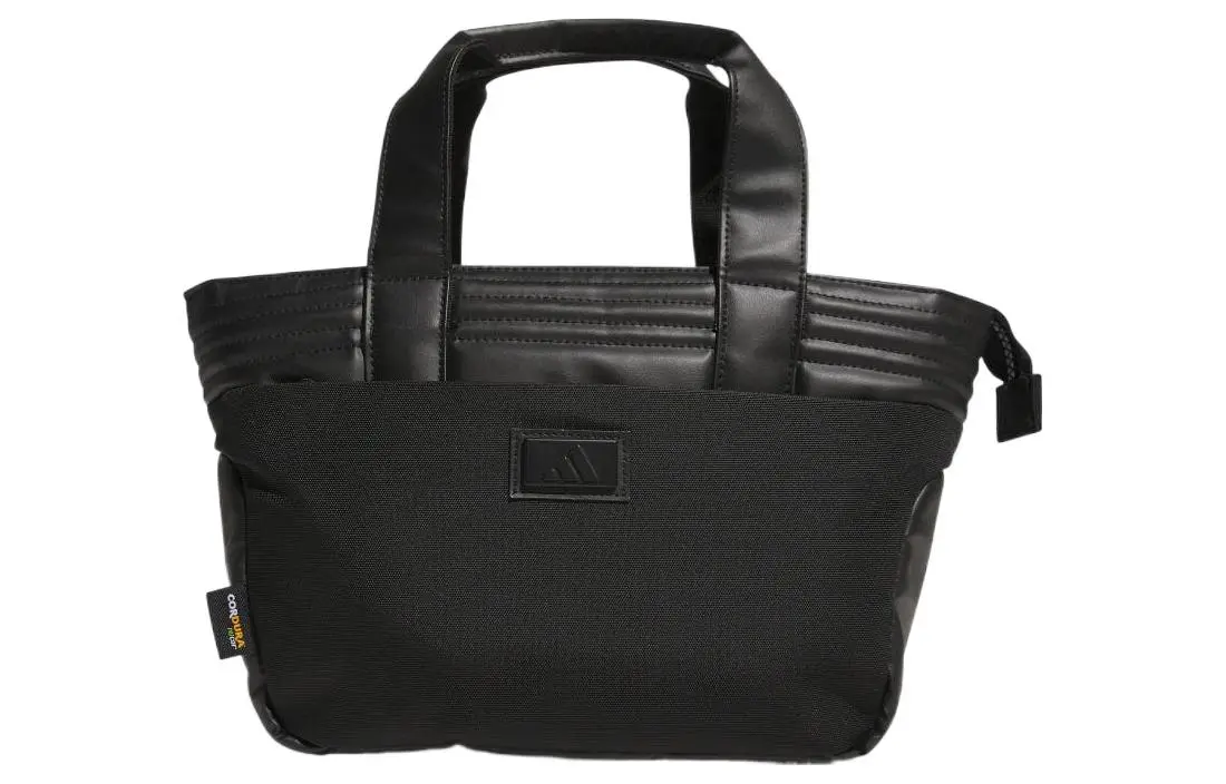 Adidas Zip Closure Nylon Tote Bag, Shopping Bag, Handbag Regular Men's Black