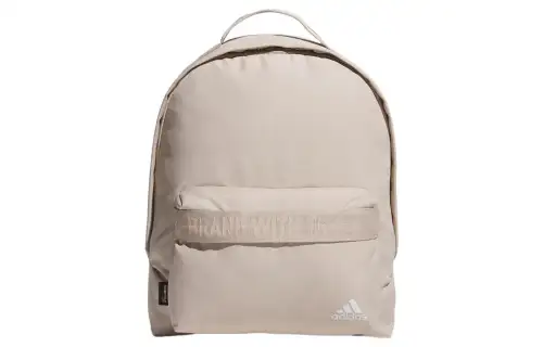 Adidas Recycled Polyester Material Backpack Regular Unisex Beige
