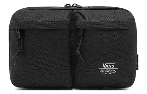 Vans Polyester Shoulder Bag, Crossbody Bag Regular Unisex Black