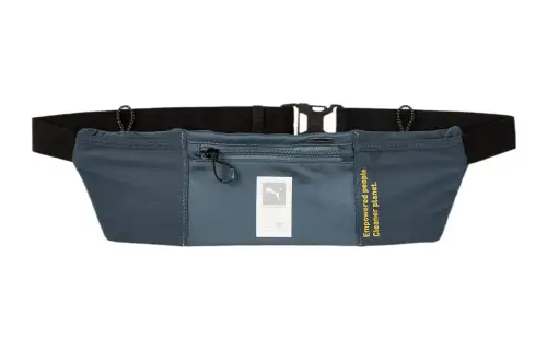 PUMA First Mile Collaboration Fabric Sling Bag One Shoulder Crossbody Fanny Pack Regular Unisex Mountain Lion Black
