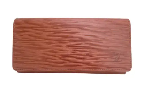 LOUIS VUITTON Epi Leather Wallet Unisex Brown