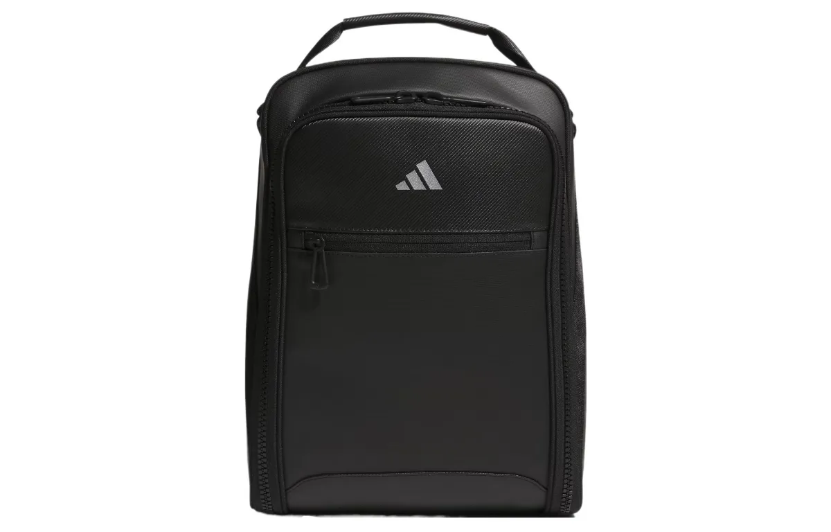 Adidas Polyurethane Faux Leather Shoe Bag Handbag Regular Men's Black