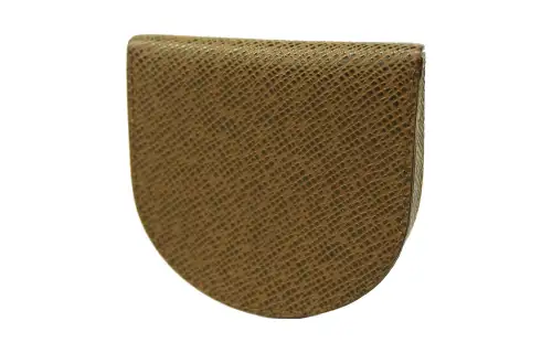 LOUIS VUITTON Calfskin Coin Purse Unisex Brown