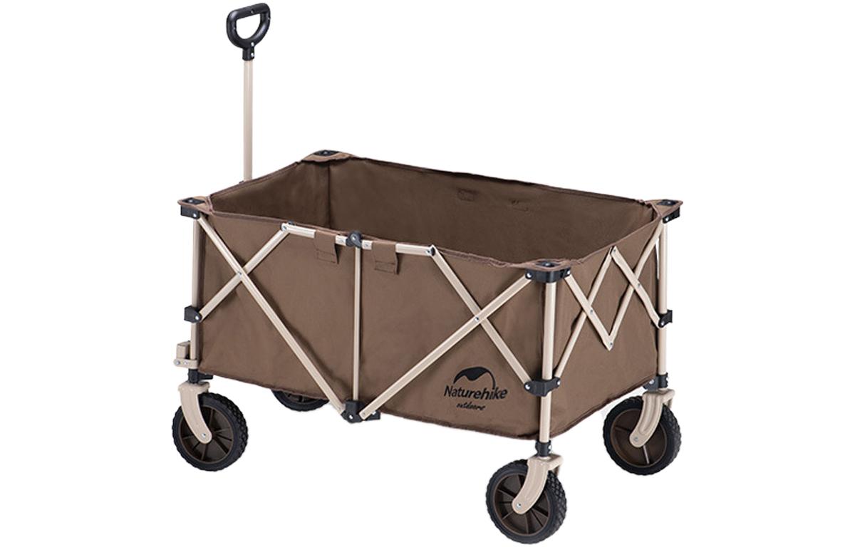 NATUREHIKE Nuoque TC02 Lightweight Four Way Foldable Stroller Outdoor Camp Carts [‘200’, 149259]Catties Load Capacity