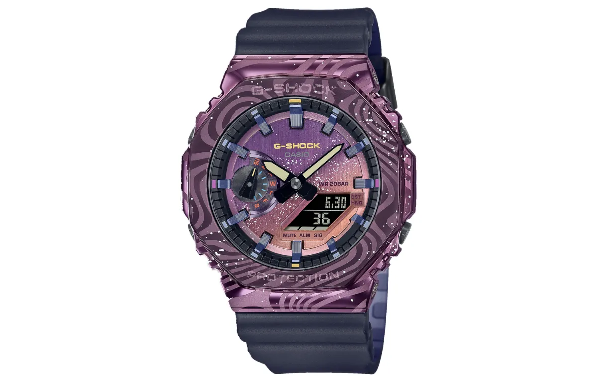 CASIO Unisex Full Metal Series Purple Watch