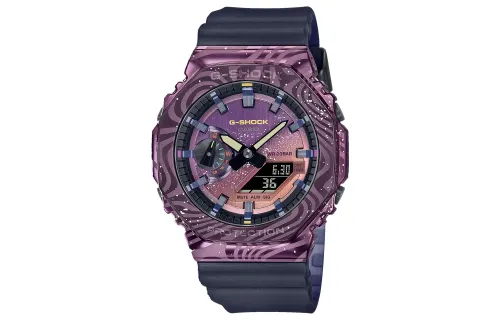 CASIO Unisex Full Metal Series Purple Watch