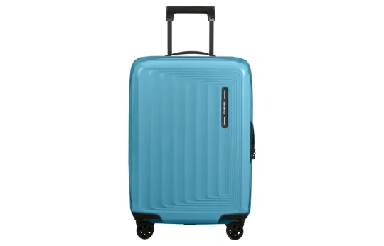 SAMSONITE NUON Polycarbonate Suitcase Travel Bag Luggage 20 Inch, 25 Inch, 28 Inch, 30 Inch Unisex Ocean Blue