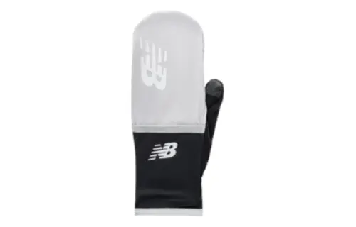 New Balance Letter Print Sports Gloves Unisex Gray
