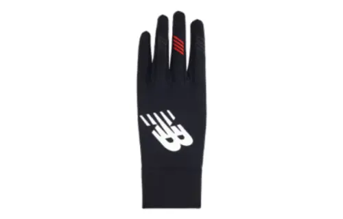 New Balance Letter Print Sports Gloves Unisex Black