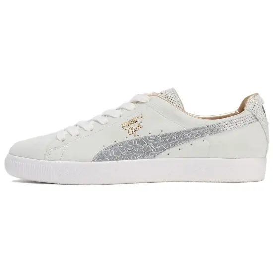 Hajimesorayama X PUMA Clyde MIJ Skateboarding Shoes Unisex Low-top White/Silver