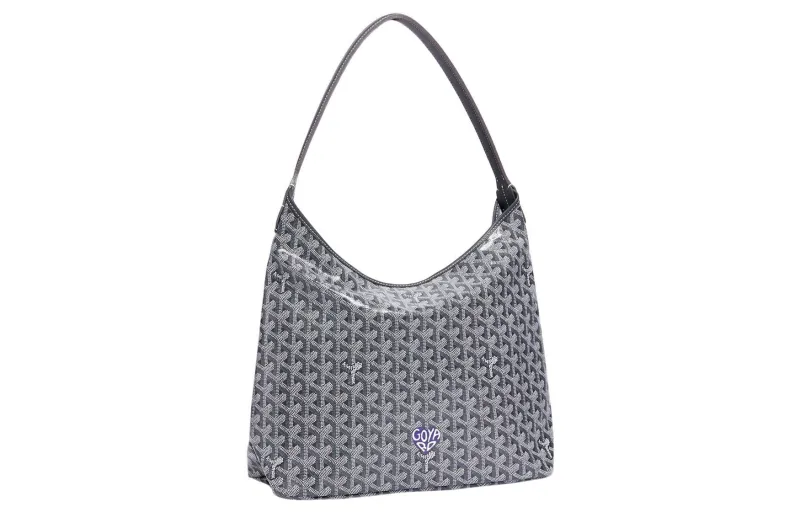 GOYARD Bohème Hobo Canvas With Leather Shoulder Bag Combo Bag Handbag, Shoulder Bag Women's