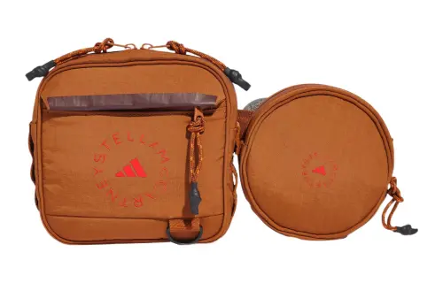 Adidas X Stella McCartney Collaboration Collection Fanny Packs Dark Caramel & Active Red & Bitter Chocolate