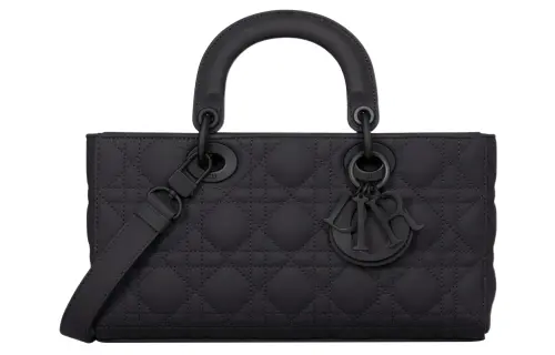DIOR Lady D JOY Matte Calfskin Handbag, Shoulder Bag, Crossbody Bag, Handbag Medium Women's Black