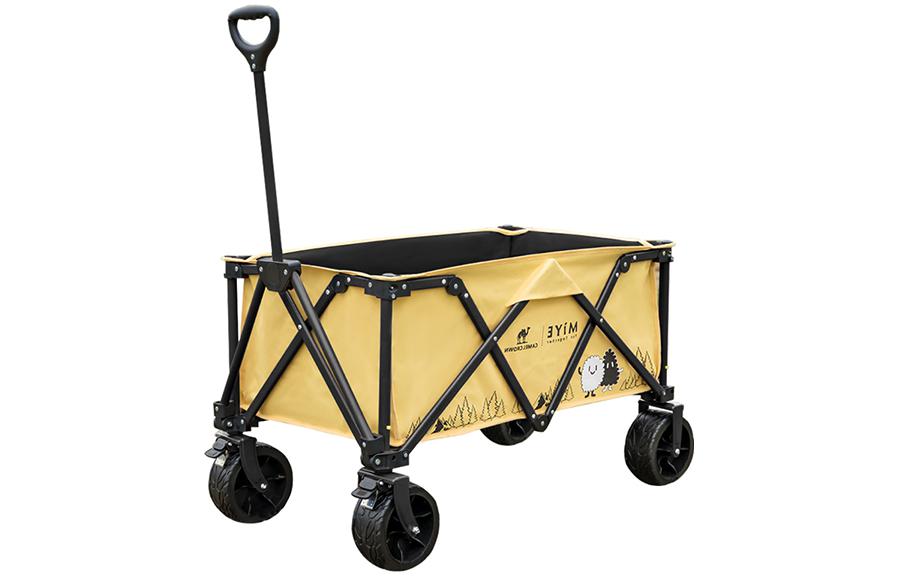 CAMEL x XIAOMANG Outdoor Camp Carts Mango Yellow/black 100 Kg Load Capacity