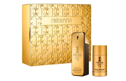Paco Rabanne One Megapixel Gold Brick Perfume Sets EDT Perfume 100ml+Antiperspirant 75ml/150ml