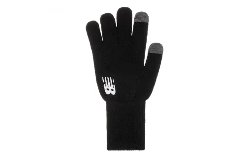 New Balance Polyamide Knit Gloves Unisex Black