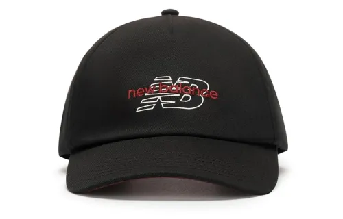 New Balance Brand Logo Baseball Caps Unisex Black