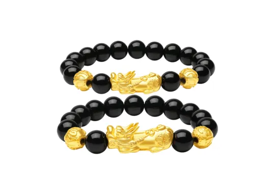 QIMEILA Obsidian Jade Bracelets Unisex