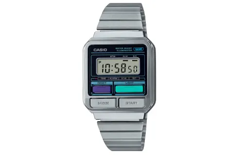 CASIO Unisex VINTAGE Series Gray Watch A120WE-1A