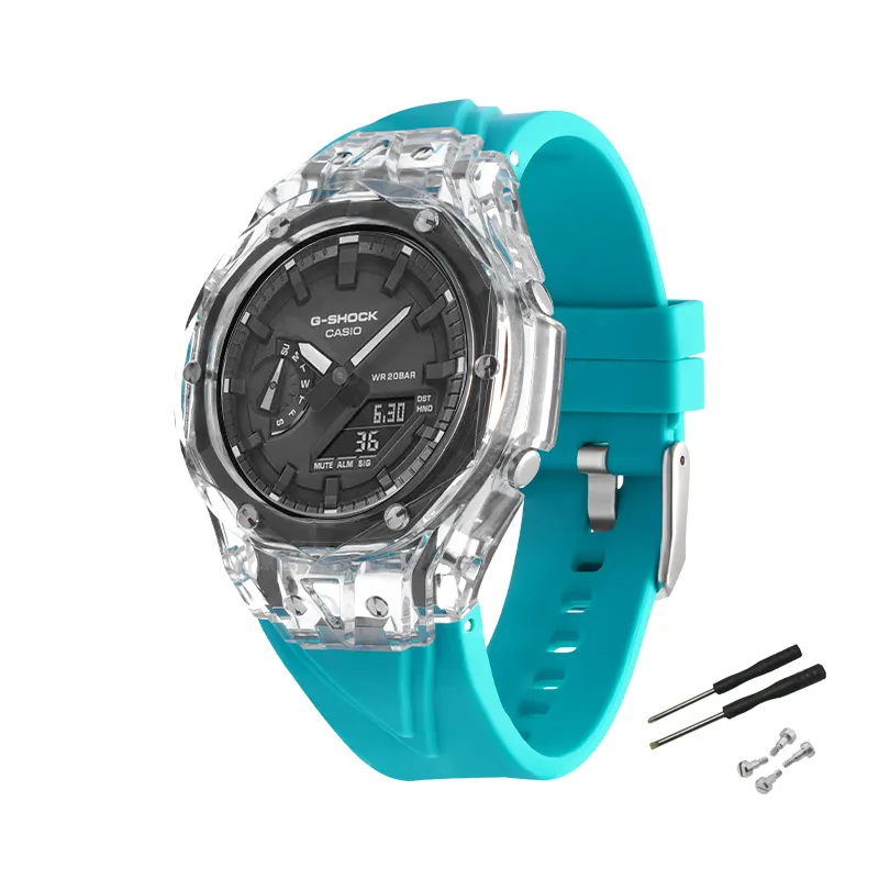 Biaodaige Watch Band Casio Compatibility Rubber Material Unisex