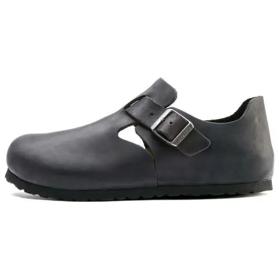 Birkenstock London Oiled Leather 'Black'