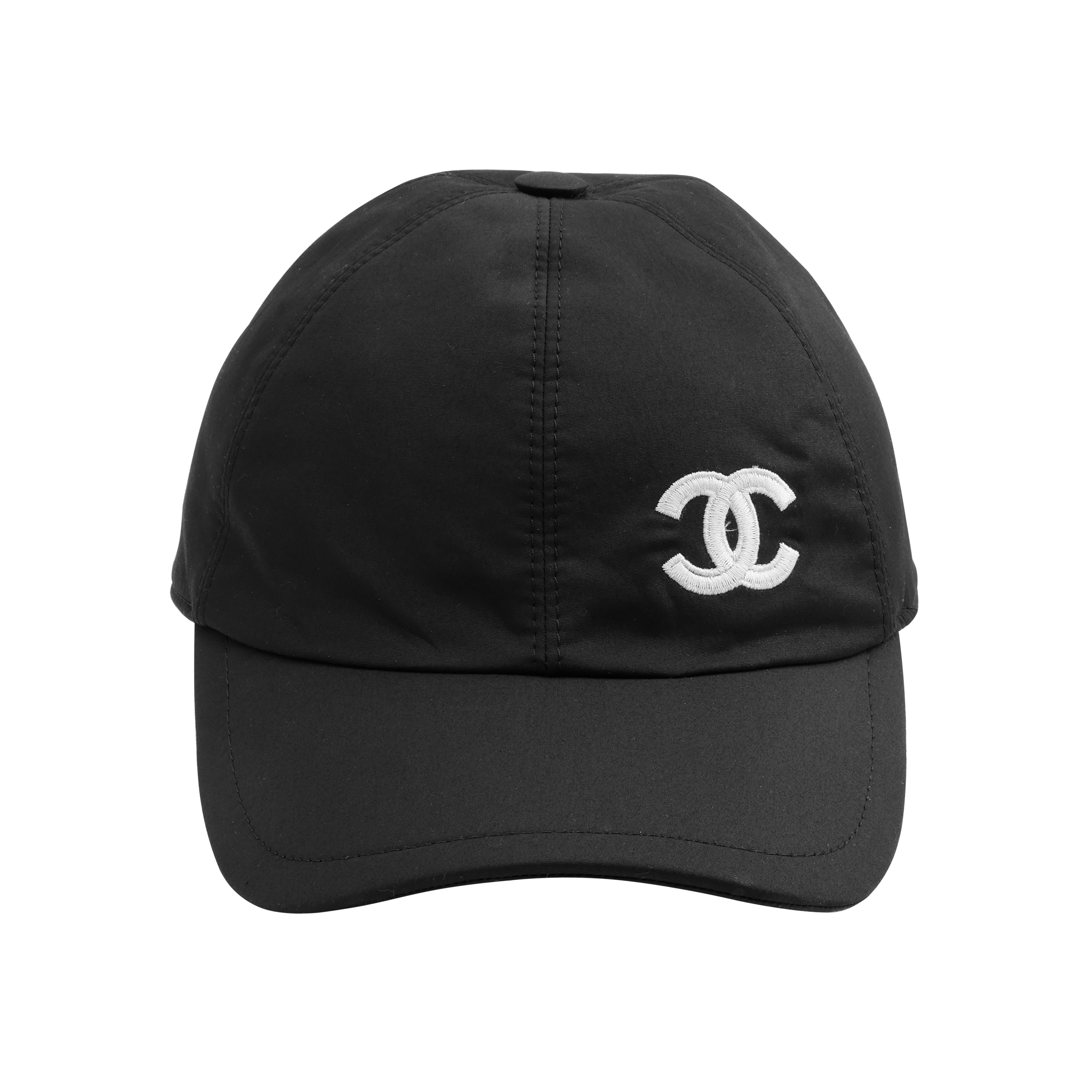 Кепка Chanel Double C Embroidery Cap (черная)