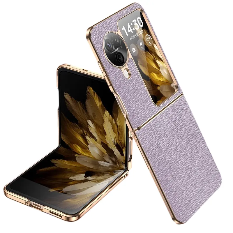 Samsung, quality compatible phone case for men and women, with gem, Z Flip4, business version, fall protection