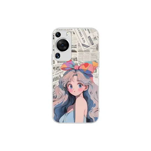 Beautiful ten cents MSMF cartoon beautiful girl cute girl personality trend high-end niche mobile phone case Huawei/HUAWEI MATE60PRO/50/MATE40/P60ART/P50/NOVA9/10/11 cute style