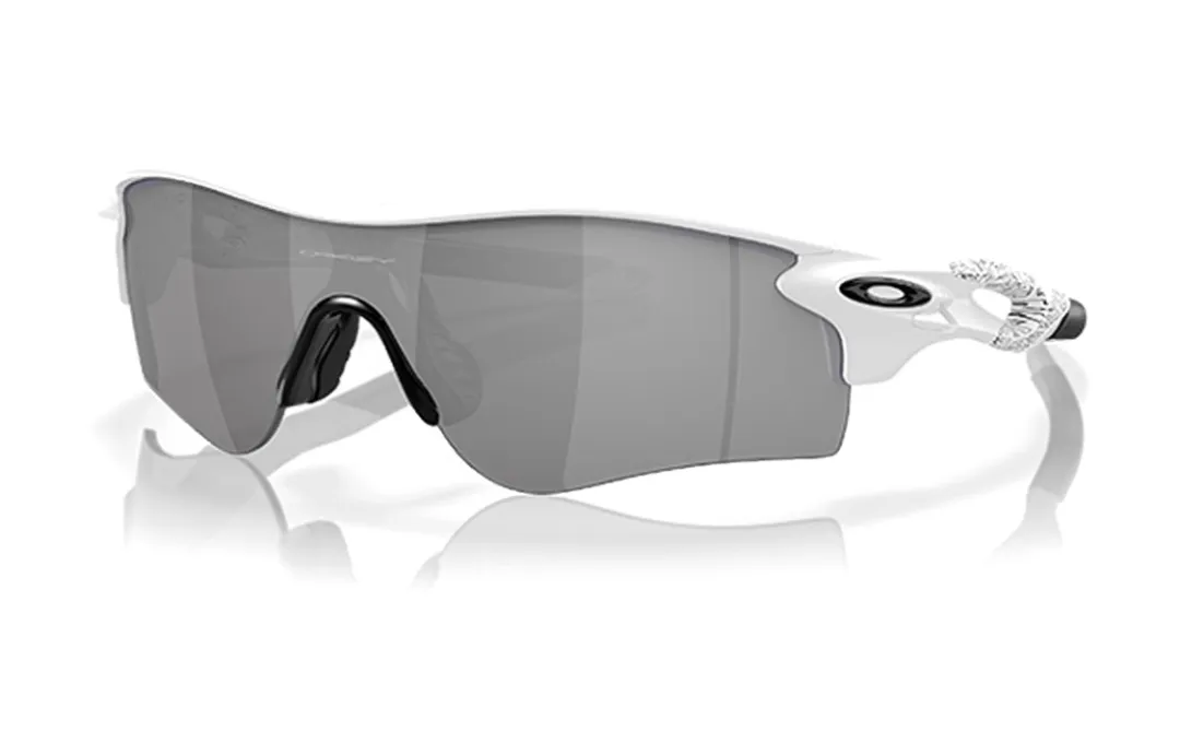 Oakley Irregular Shape Sunglasses Unisex Gray White