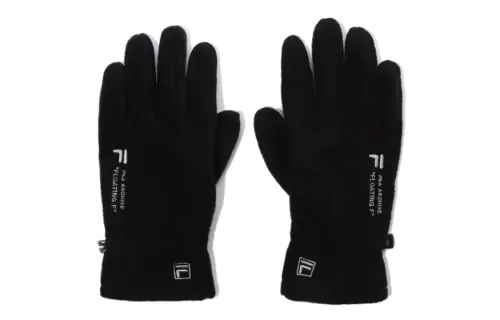 FILA Polyester Gloves Unisex Black