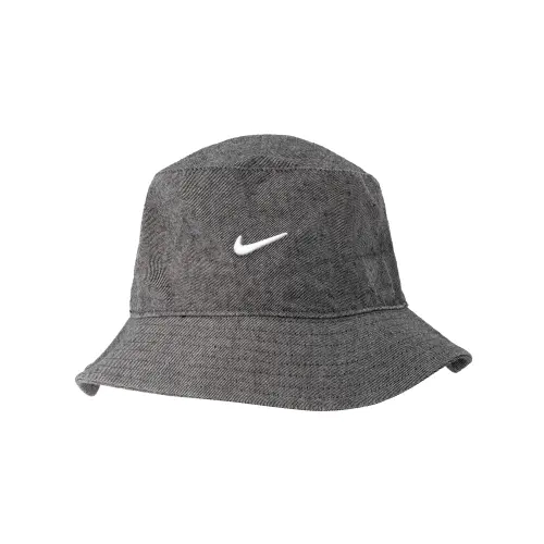 Nike Polyester Bucket Hats Unisex Gray