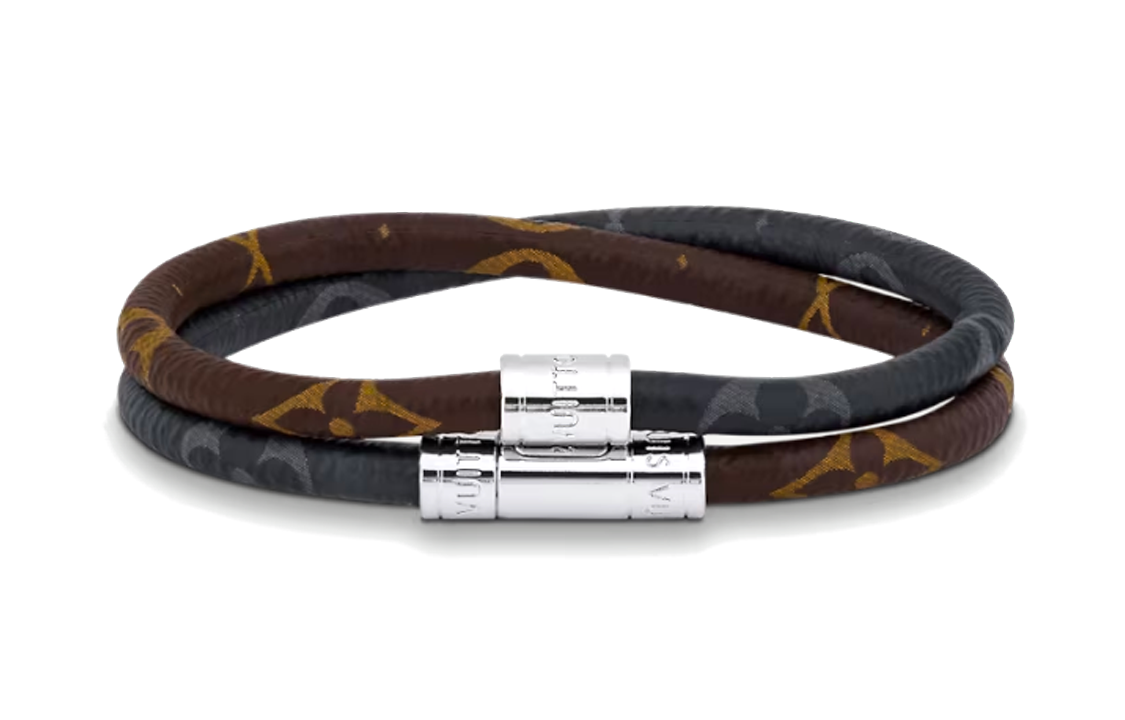 Браслет Louis Vuitton (серый/коричневый)