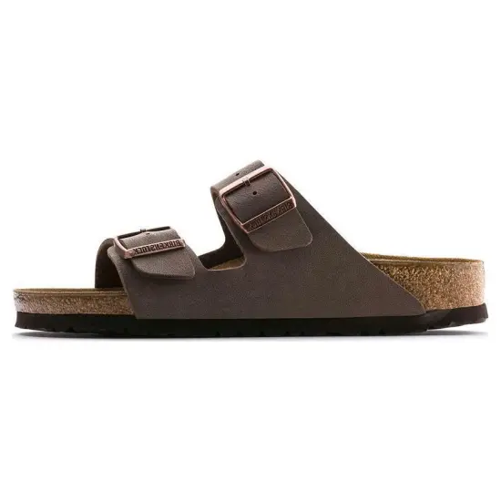 Birkenstock Arizona Birkibuc Narrow 'Mocha'