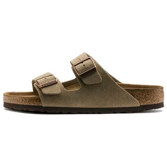 Birkenstock Arizona Soft Footbed Suede Taupe