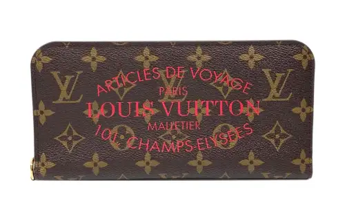LOUIS VUITTON Canvas Wallet Unisex Brown Tie dyed Flowers