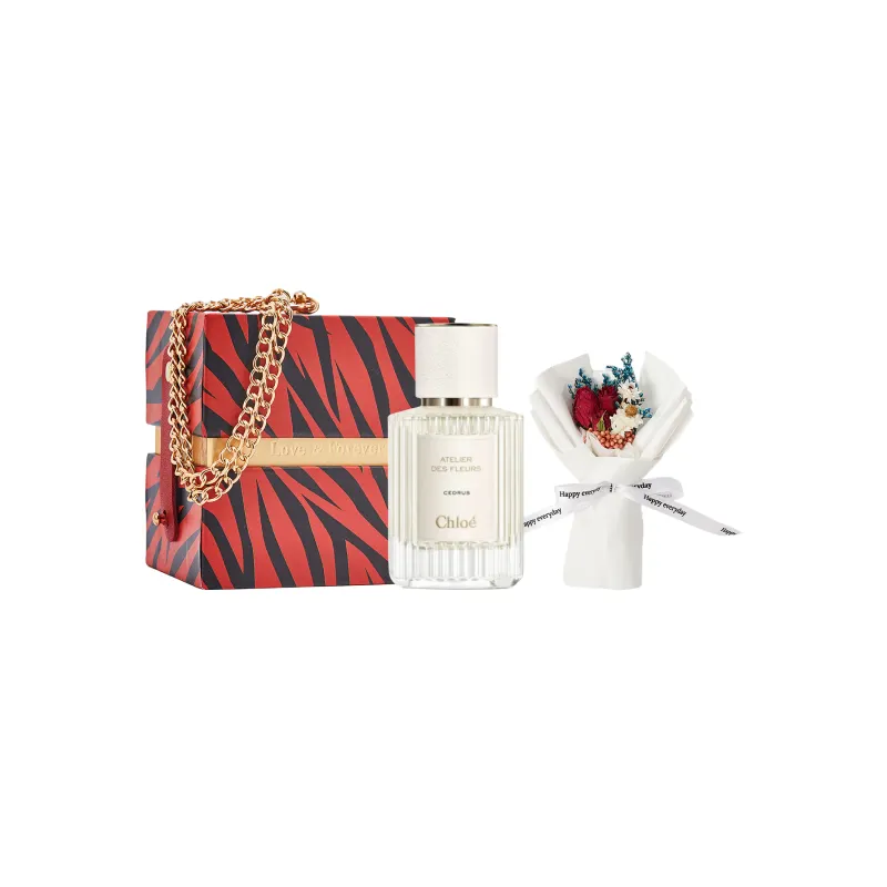 Chloe Northland Cedar/Mulan Poetry/Misty Jasmine Cold, Calm and Soft Perfume Red Stripe Gift Box
