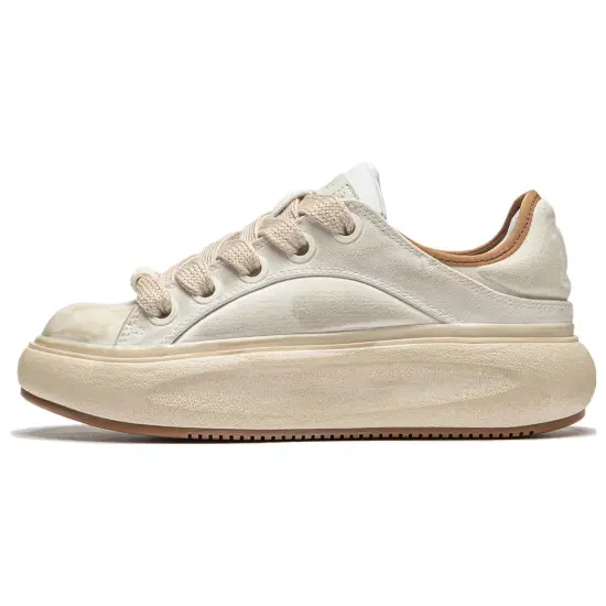 LiNing Yun You C4D Casual Shoes Women's Low-Top Ivory