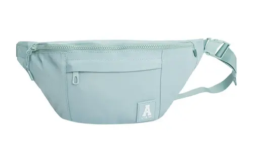 Anta Canvas Bag, Shoulder Bag, Crossbody Bag, Sling Bag, Fanny Pack Unisex Ice Water Green
