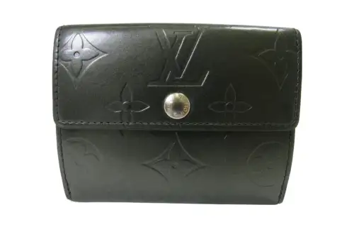 LOUIS VUITTON MONOGRAM Wallet Unisex Black